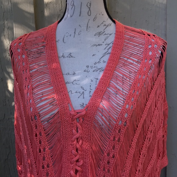 New! Very J Crochet Kimono Sweater - Picture 5 of 7